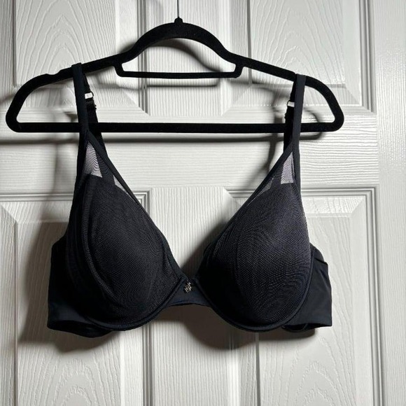 ThirdLove Bra 42B Black Underwire 24/7 Classic Uplift Plunge Bra $72 MSRP - Picture 1 of 4